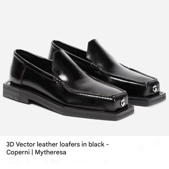 COPERNI 3D Vector leather loafers in black - Picture 12 of 12